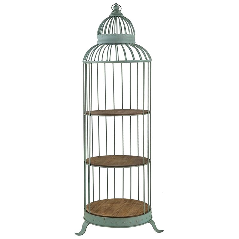 Стеллаж металлический CAGE RACK Голубой Стеллаж металлический CAGE RACK Голубой в Брянске | Loft Concept