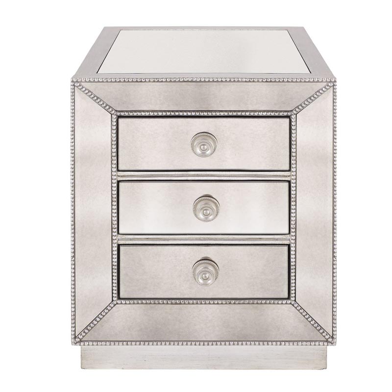 Тумба Blasco Mirrored Nightstand Зеркало Тумба Blasco Mirrored Nightstand Зеркало в Брянске | Loft Concept