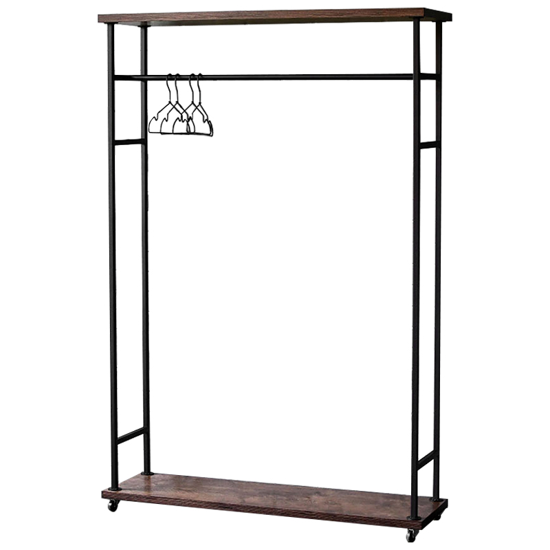 Рейл Lowery Brown Industrial Metal Rust Clothes Rail Черный Коричневый Рейл Lowery Brown Industrial Metal Rust Clothes Rail Черный Коричневый в Брянске | Loft Concept