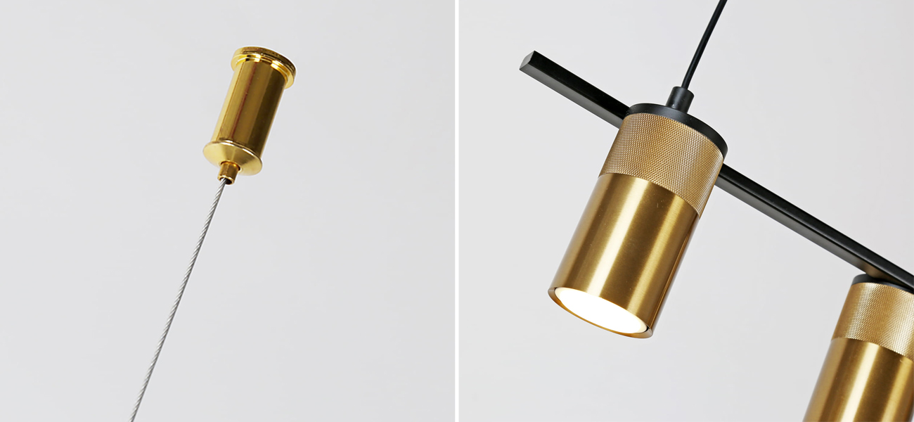 Люстра с четырьмя спотами Tribes Chandelier Gold - фото №1