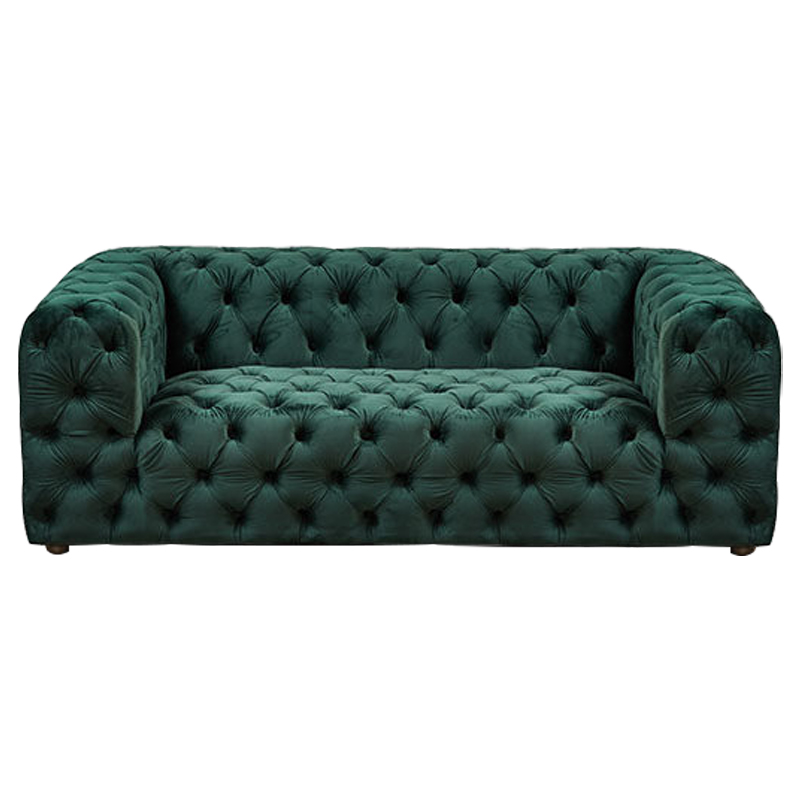 Диван Green Soho Tufted Sofa Зеленый Зеленый Диван Green Soho Tufted Sofa Зеленый Зеленый в Брянске | Loft Concept