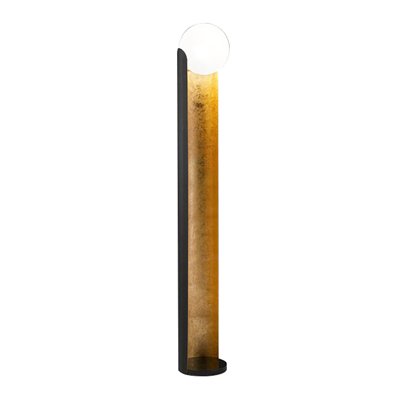 Торшер Alta Floor Lamp Золотой Черный Белый Торшер Alta Floor Lamp Золотой Черный Белый в Брянске | Loft Concept