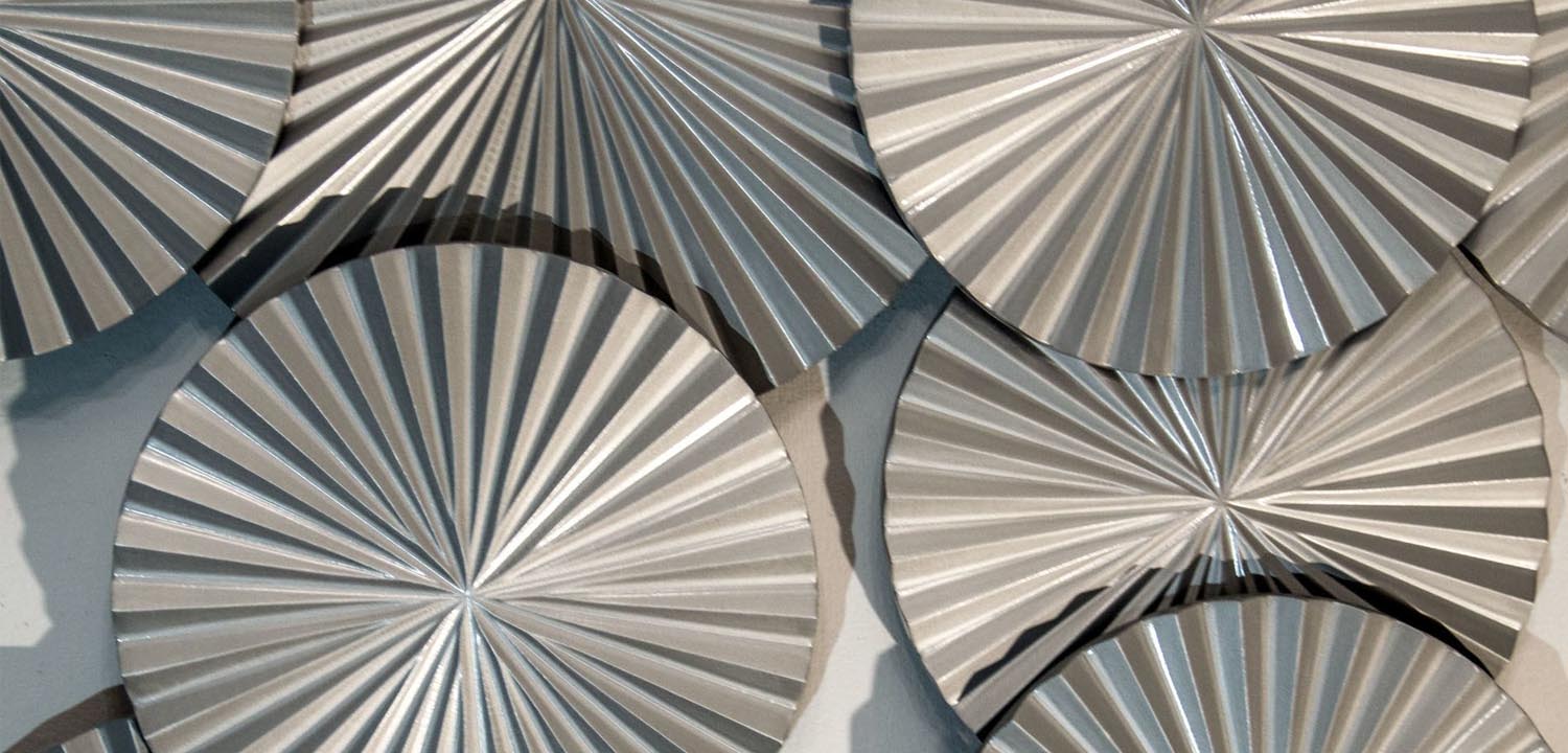 Арт-объект Apollo Silver Wall Plaque Disc 11 - фото №2