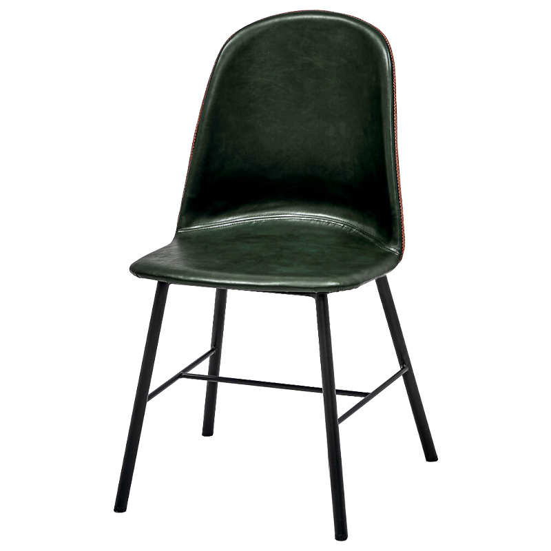 Стул Archie Chair Черный Зеленый Коричневый Стул Archie Chair Черный Зеленый Коричневый в Брянске | Loft Concept