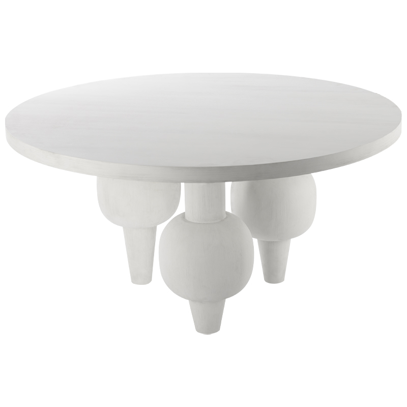Обеденный стол Rondel Dinner Table Белый Обеденный стол Rondel Dinner Table Белый в Брянске | Loft Concept