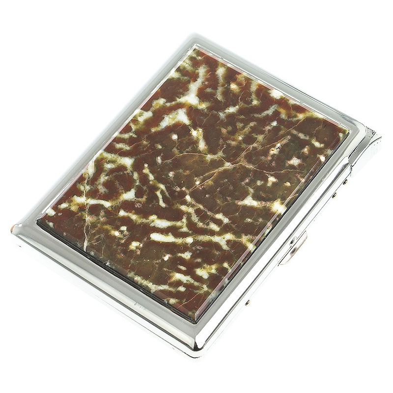 Портсигар с газовой зажигалкой из натурального камня Офит Благородный Stone Cigarettes Cases Коричневый Серебряный Портсигар с газовой зажигалкой из натурального камня Офит Благородный Stone Cigarettes Cases Коричневый Серебряный в Брянске | Loft Concept