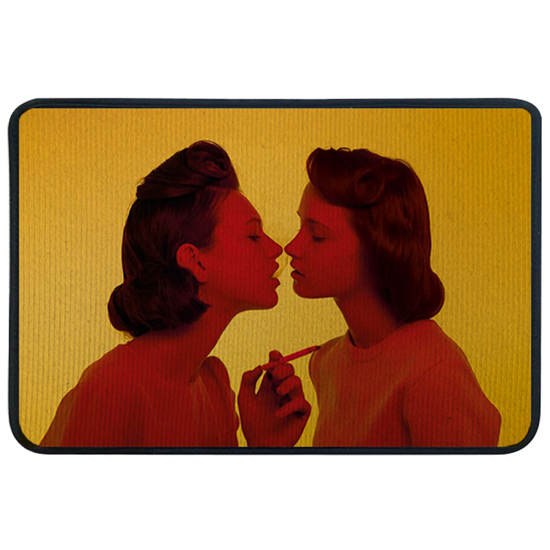 Ковер для прихожей и ванной Seletti Smoking Girl Желтый Красный Ковер для прихожей и ванной Seletti Smoking Girl Желтый Красный в Брянске | Loft Concept