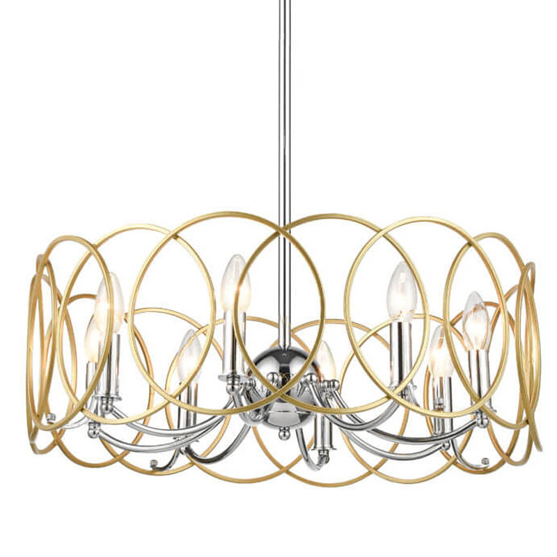 Люстра Jasira Chandelier Хром Золотой Люстра Jasira Chandelier Хром Золотой в Брянске | Loft Concept
