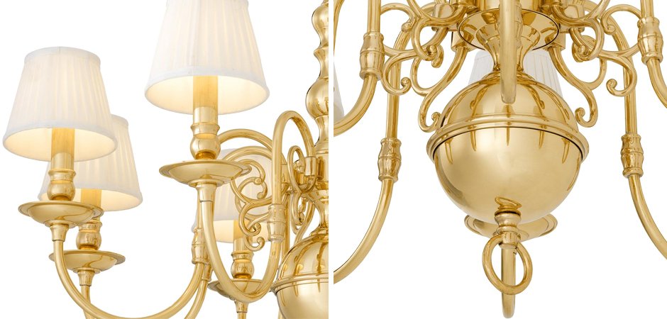 Люстра Eichholtz Chandelier Bourbon Brass - Loft-Concept в Брянске