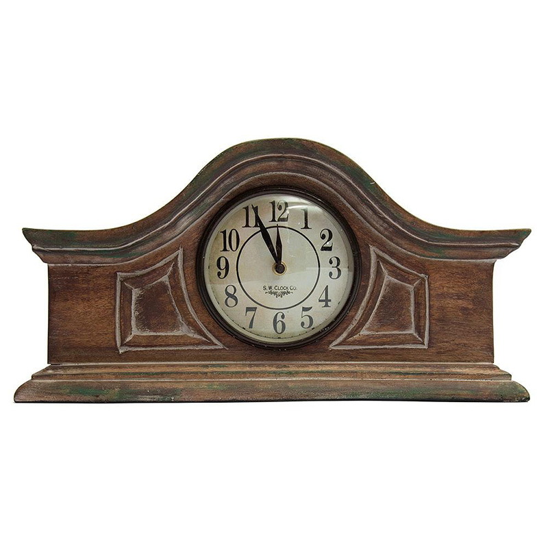 Настольные часы Classic Table Clock mango tree Древесина Настольные часы Classic Table Clock mango tree Древесина в Брянске | Loft Concept