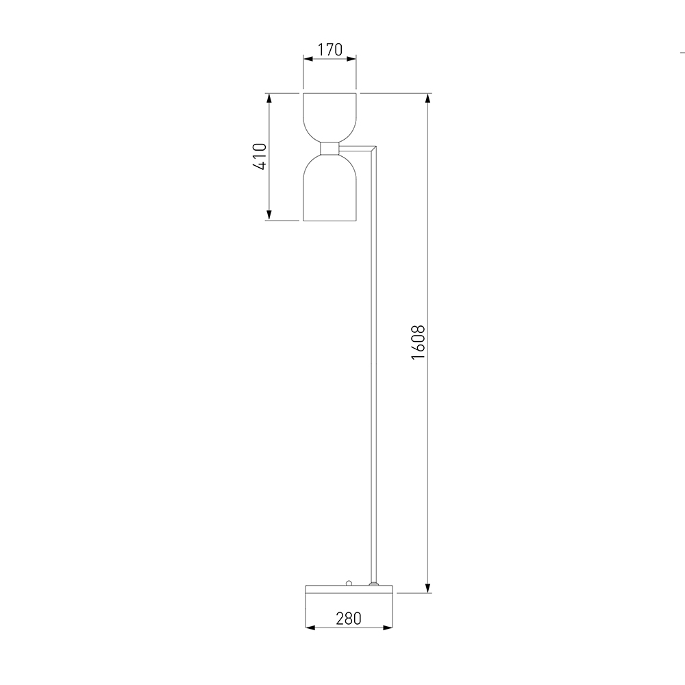 Торшер Light maker studio white and smok Торшер Light maker studio white and smok в Брянске