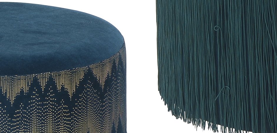 Пуф Fringe Blue Пуф Fringe Blue - Loft-Concept в Брянске