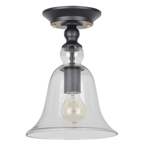 Потолочный светильник колокольчик Glass Bluebell Top Потолочный светильник колокольчик Glass Bluebell Top в Брянске | Loft Concept