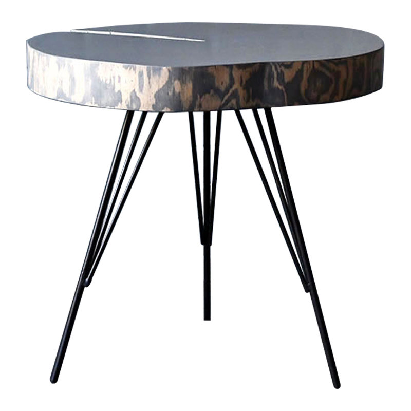 Кофейный стол Farley Industrial Metal Rust Coffee Table Дерево Серый Черный Кофейный стол Farley Industrial Metal Rust Coffee Table Дерево Серый Черный в Брянске | Loft Concept