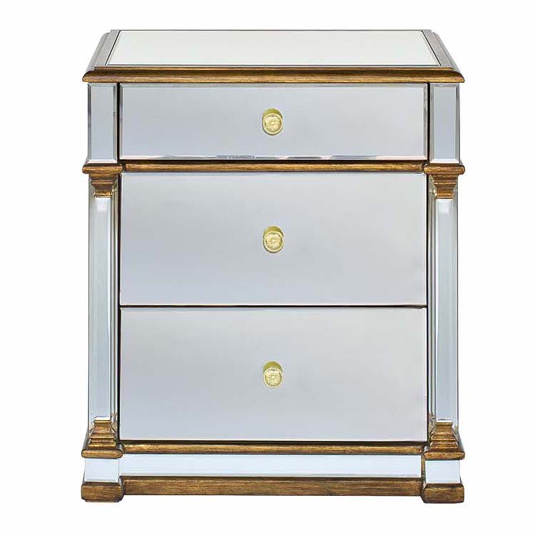 Тумба Mirror Classic Nightstand Зеркало Золотой Тумба Mirror Classic Nightstand Зеркало Золотой в Брянске | Loft Concept