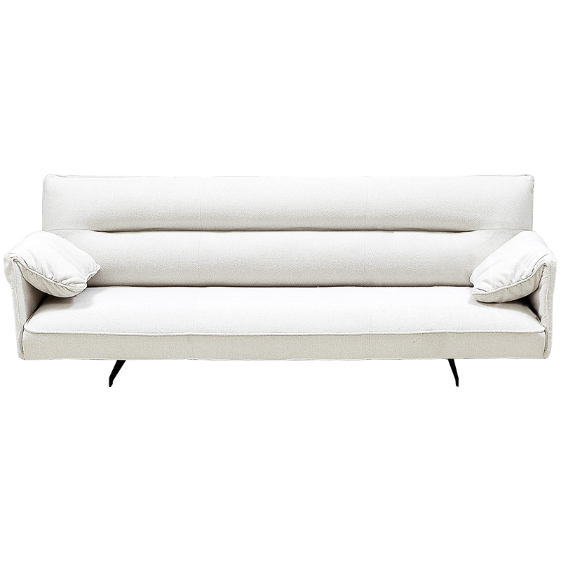 Диван с подлокотниками-подушками Ortega Sofa Белый Белый Диван с подлокотниками-подушками Ortega Sofa Белый Белый в Брянске | Loft Concept