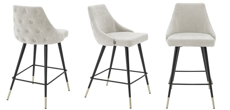 Полубарный стул Eichholtz Counter Stool Cedro Sand Полубарный стул Eichholtz Counter Stool Cedro Sand - Loft-Concept в Брянске