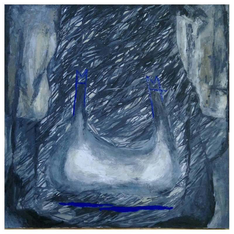 Картина Blue Abstract Still Life Синий Картина Blue Abstract Still Life Синий в Брянске | Loft Concept