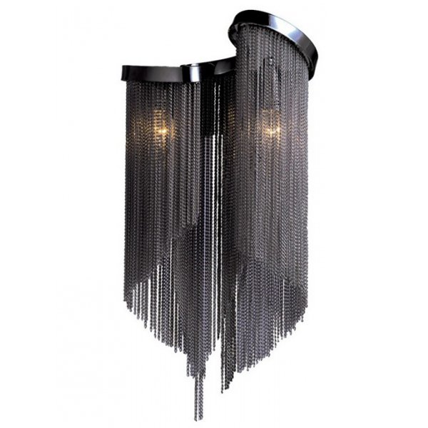 Бра Atlantis Chain Wall lamp Black Темный хром Бра Atlantis Chain Wall lamp Black Темный хром в Брянске | Loft Concept