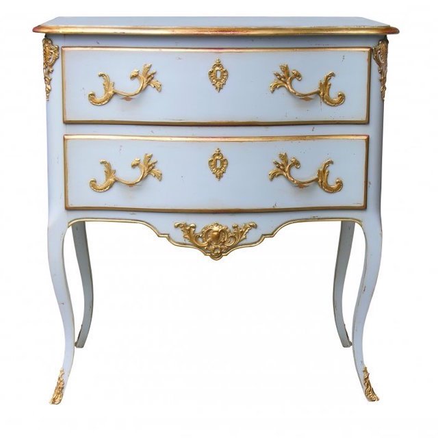 Комод L.XV CHEST OF DRAWERS Bleu nordic Бронза Голубой пастельный Комод L.XV CHEST OF DRAWERS Bleu nordic Бронза Голубой пастельный в Брянске | Loft Concept