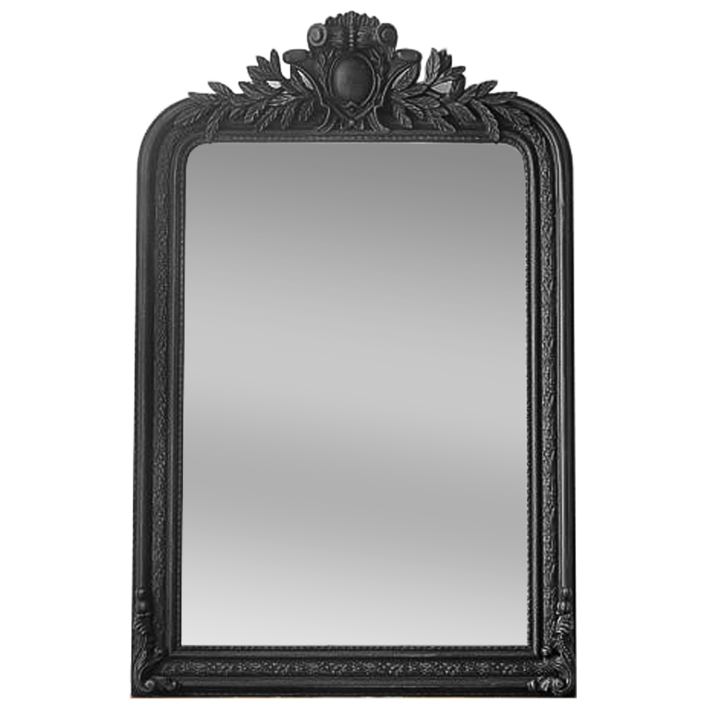 Зеркало Polastron Mirror Black Винтажный черный в Брянске | Loft Concept 