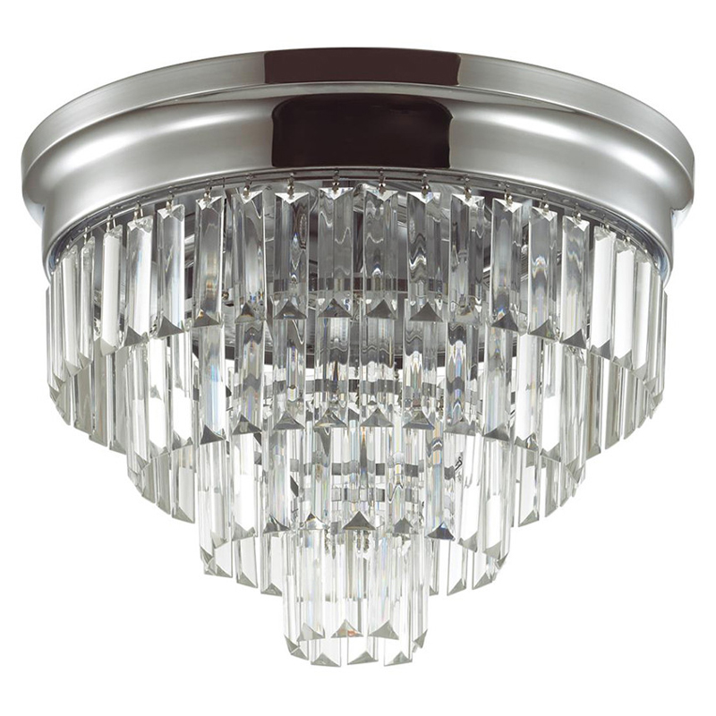 Хрустальная потолочная люстра Crystal Fountain Maxi Хром Хром Хрустальная потолочная люстра Crystal Fountain Maxi Хром Хром в Брянске | Loft Concept