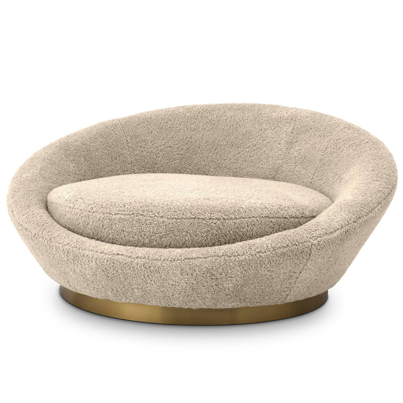 Диван Eichholtz Sofa Duardo Песочный Латунь в Брянске | Loft Concept 