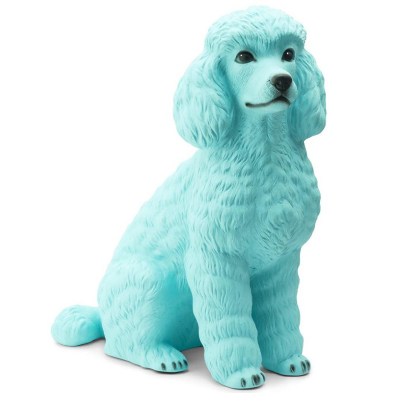 Статуэтка Abhika Poodle Bisc. Turquoise Бирюзовый Статуэтка Abhika Poodle Bisc. Turquoise Бирюзовый в Брянске | Loft Concept