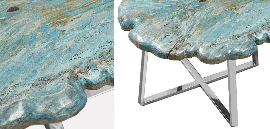 Приставной стол Melted Turquoise Приставной стол Melted Turquoise - Loft-Concept в Брянске