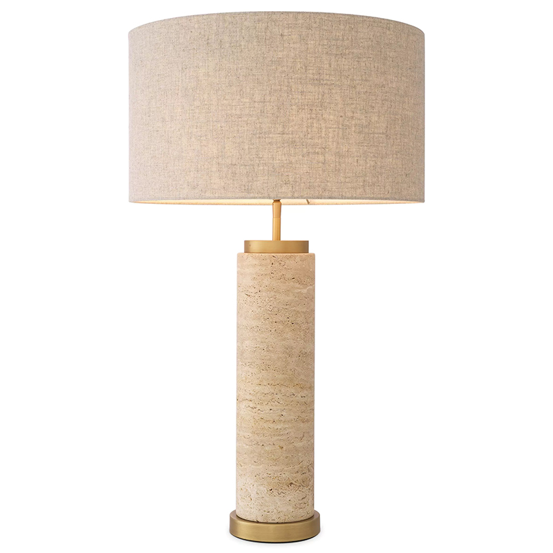 Настольная лампа Eichholtz Table Lamp Lxry Бежевый Бежево-серый Латунь Настольная лампа Eichholtz Table Lamp Lxry Бежевый Бежево-серый Латунь в Брянске | Loft Concept