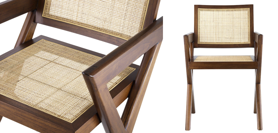 Стул Eichholtz Dining Chair Augustin brown Стул Eichholtz Dining Chair Augustin brown - Loft-Concept в Брянске
