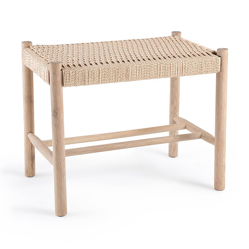 Банкетка Enzo Wicker Beige Banquet mini Бежевый в Брянске | Loft Concept 