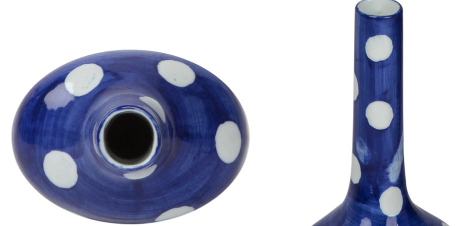 Ваза-бутылка blue & white ornament Point Bottle Ваза-бутылка blue & white ornament Point Bottle - Loft-Concept в Брянске