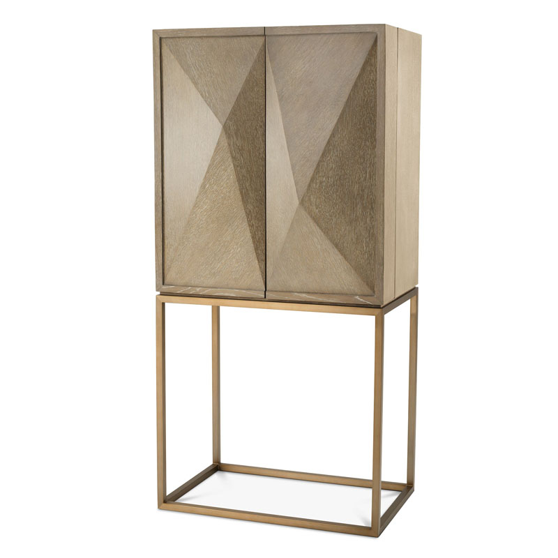 Шкаф для вина Eichholtz WINE CABINET HIGHLAND Белый дуб Шкаф для вина Eichholtz WINE CABINET HIGHLAND Белый дуб в Брянске | Loft Concept