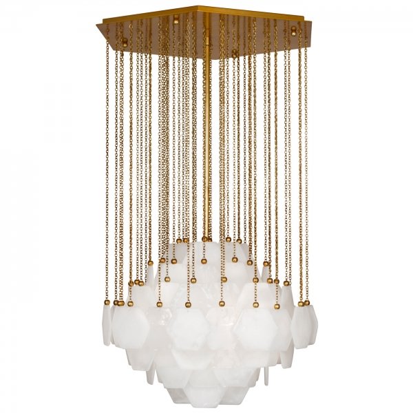 Люстра Jonathan Adler VIENNA LARGE CHANDELIER Латунь в Брянске | Loft Concept 
