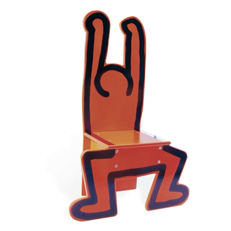 Детский стул Chaise Keith Haring Dancer Vilac Красный Красный Детский стул Chaise Keith Haring Dancer Vilac Красный Красный в Брянске | Loft Concept