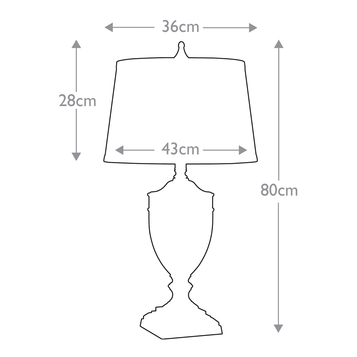 Настольная лампа со тканевым абажуром и прозрачным ребристым стеклянным основанием Quoizel в Брянске