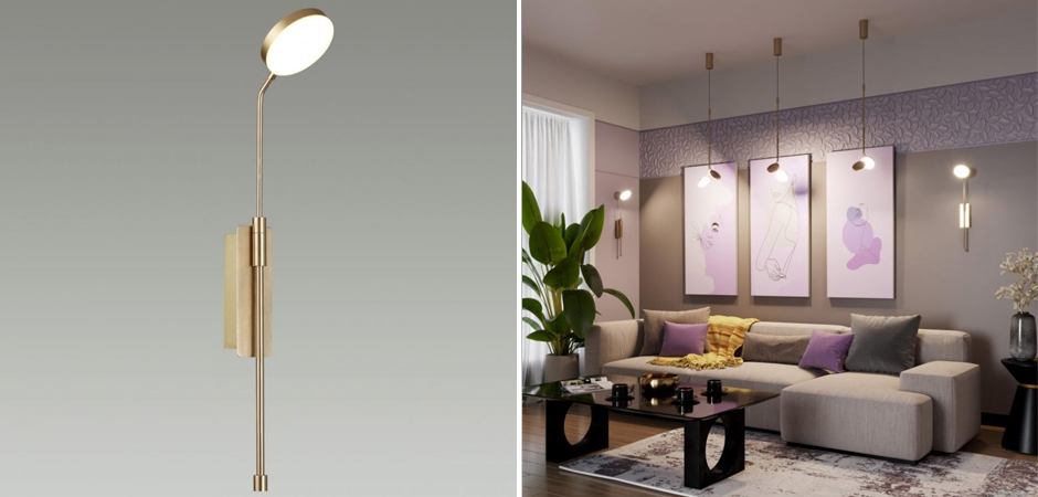 Бра Maxine Light Золотое - Loft-Concept в Брянске