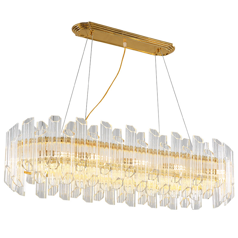 Люстра KEBO AMAZING GLASS LINE Прозрачное Стекло Золотой Люстра KEBO AMAZING GLASS LINE Прозрачное Стекло Золотой в Брянске | Loft Concept