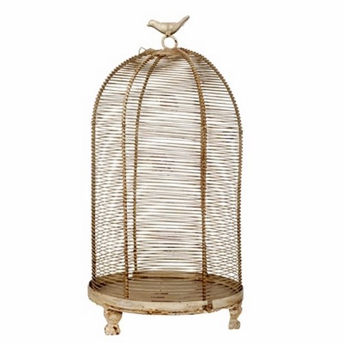Аксессуар клетка для птиц Birdcage Бежевый Аксессуар клетка для птиц Birdcage Бежевый в Брянске | Loft Concept