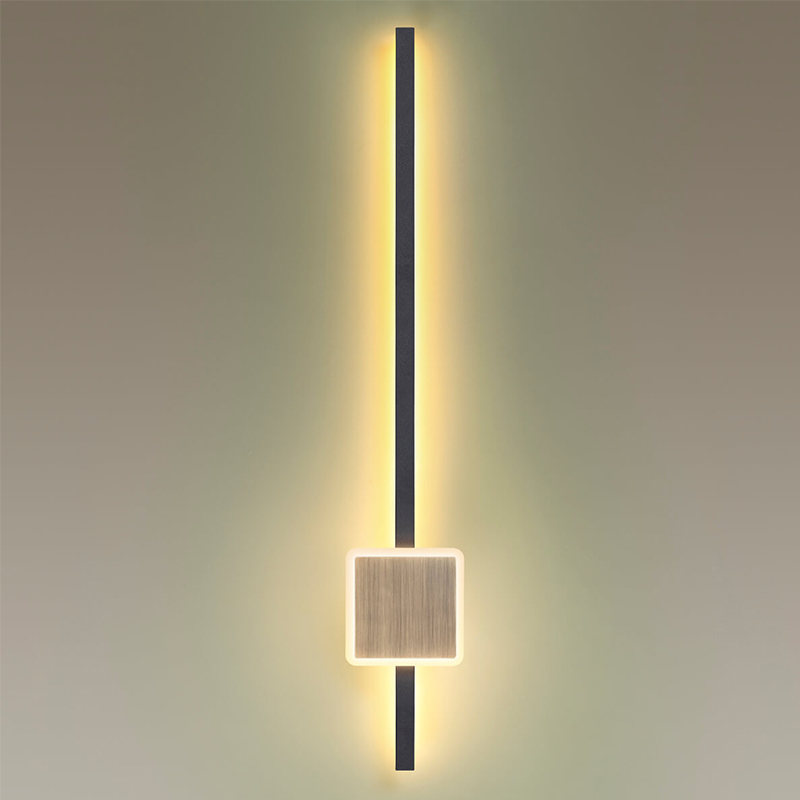 Бра Barrette Square Sconce 70 Черный Античная Бронза Бра Barrette Square Sconce 70 Черный Античная Бронза в Брянске | Loft Concept