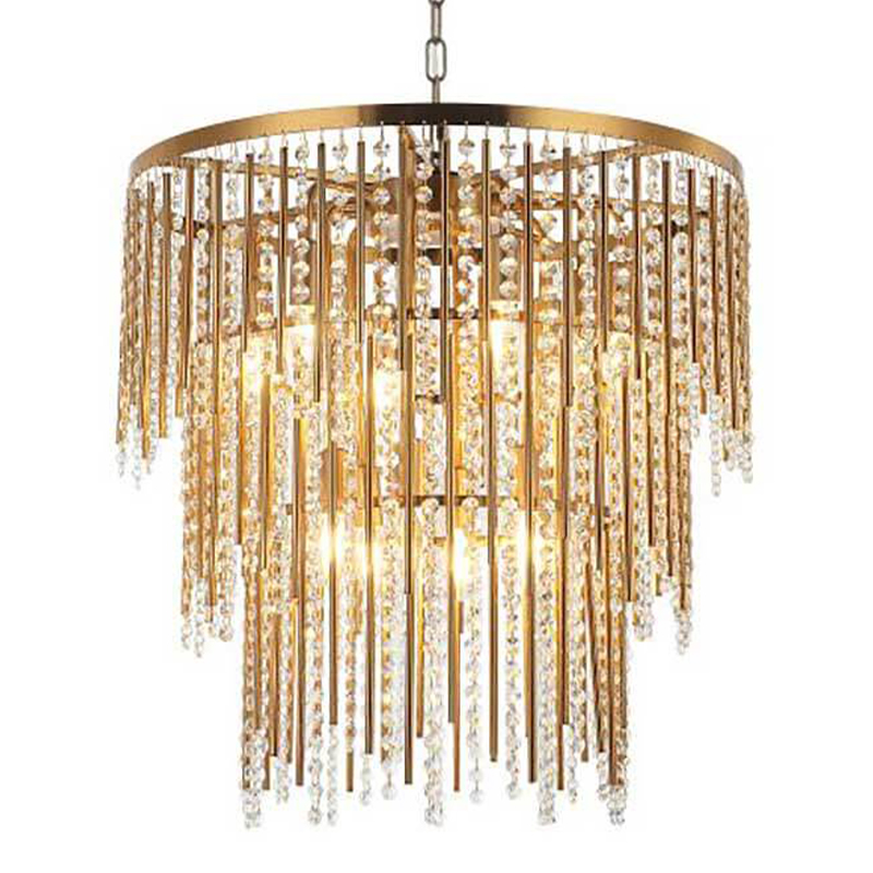 Люстра Crystal Wind Chimes Bronze Chandelier Бронза Прозрачный Люстра Crystal Wind Chimes Bronze Chandelier Бронза Прозрачный в Брянске | Loft Concept