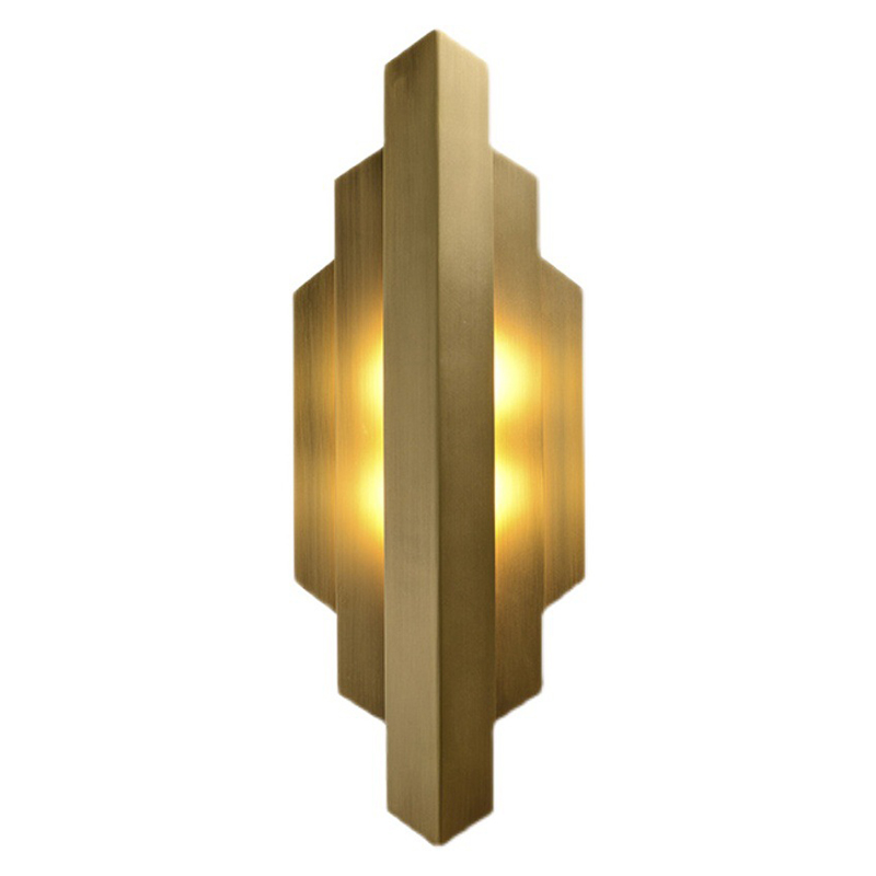 Бра Deco Sconce Vertical Geometric Modern Studio Endo Золотой Бра Deco Sconce Vertical Geometric Modern Studio Endo Золотой в Брянске | Loft Concept
