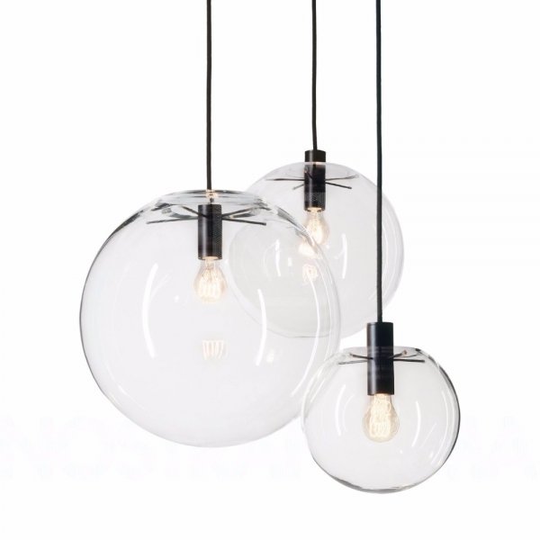Подвесной светильник Selene Glass Ball Ceiling Lights Прозрачный в Брянске | Loft Concept 