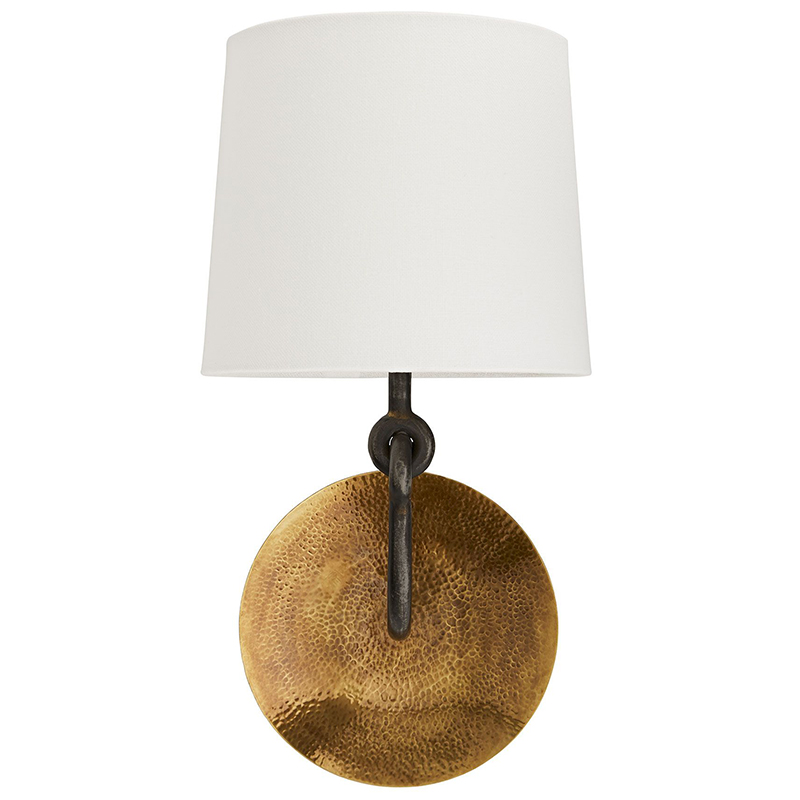 Бра GILES SCONCE Белый Черный Латунь Бра GILES SCONCE Белый Черный Латунь в Брянске | Loft Concept