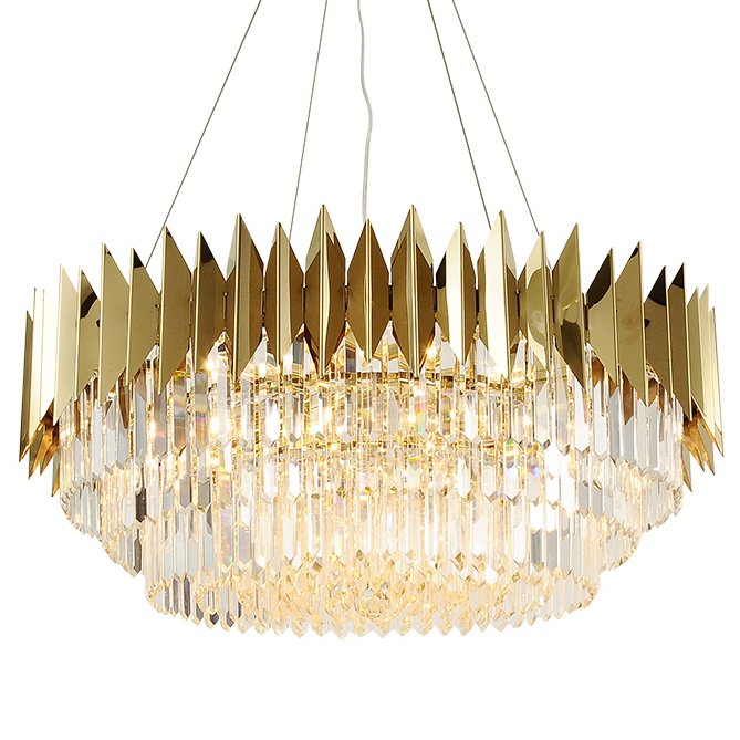 Подвесной светильник KEBO KING CHANDELIER Латунь Прозрачное Стекло Подвесной светильник KEBO KING CHANDELIER Латунь Прозрачное Стекло в Брянске | Loft Concept