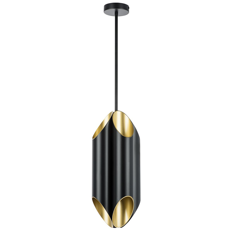 Подвесной светильник Garbi Black Pipe Organ Hanging Lamp Черный Золотой в Брянске | Loft Concept 