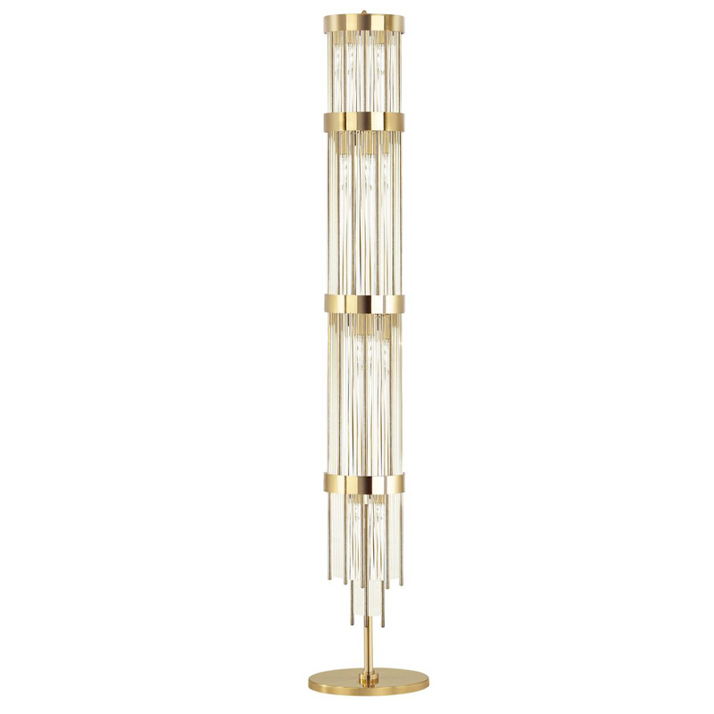 Торшер Niemira Floor lamp Прозрачный (Transparent) Золотой Торшер Niemira Floor lamp Прозрачный (Transparent) Золотой в Брянске | Loft Concept