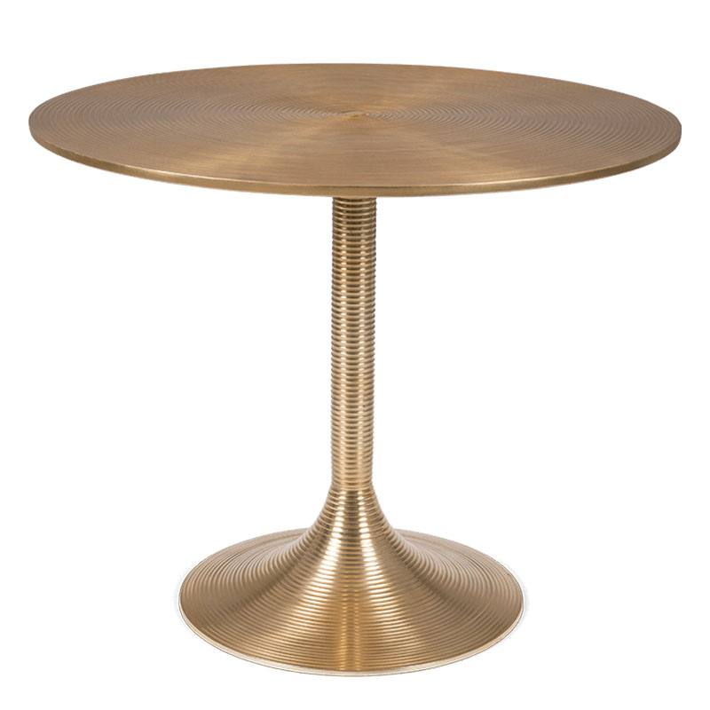 Кофейный столик HYPNOTISING ROUND COFFEE TABLE GOLD BM23002 Bold Monkey Золотой в Брянске | Loft Concept 