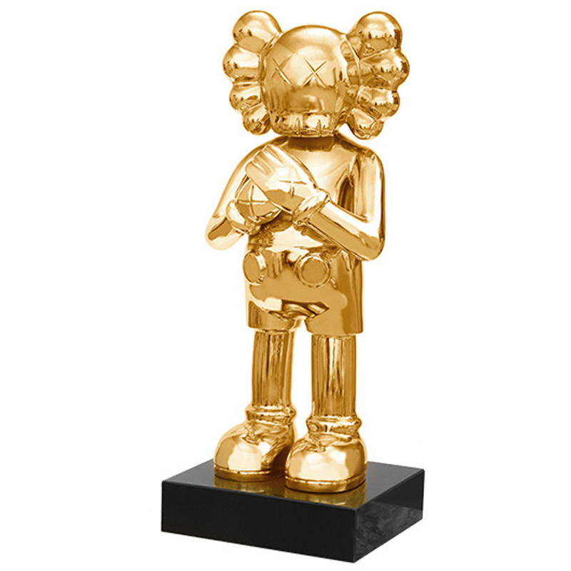 Статуэтка KAWS Gold on stand Золотой Статуэтка KAWS Gold on stand Золотой в Брянске | Loft Concept